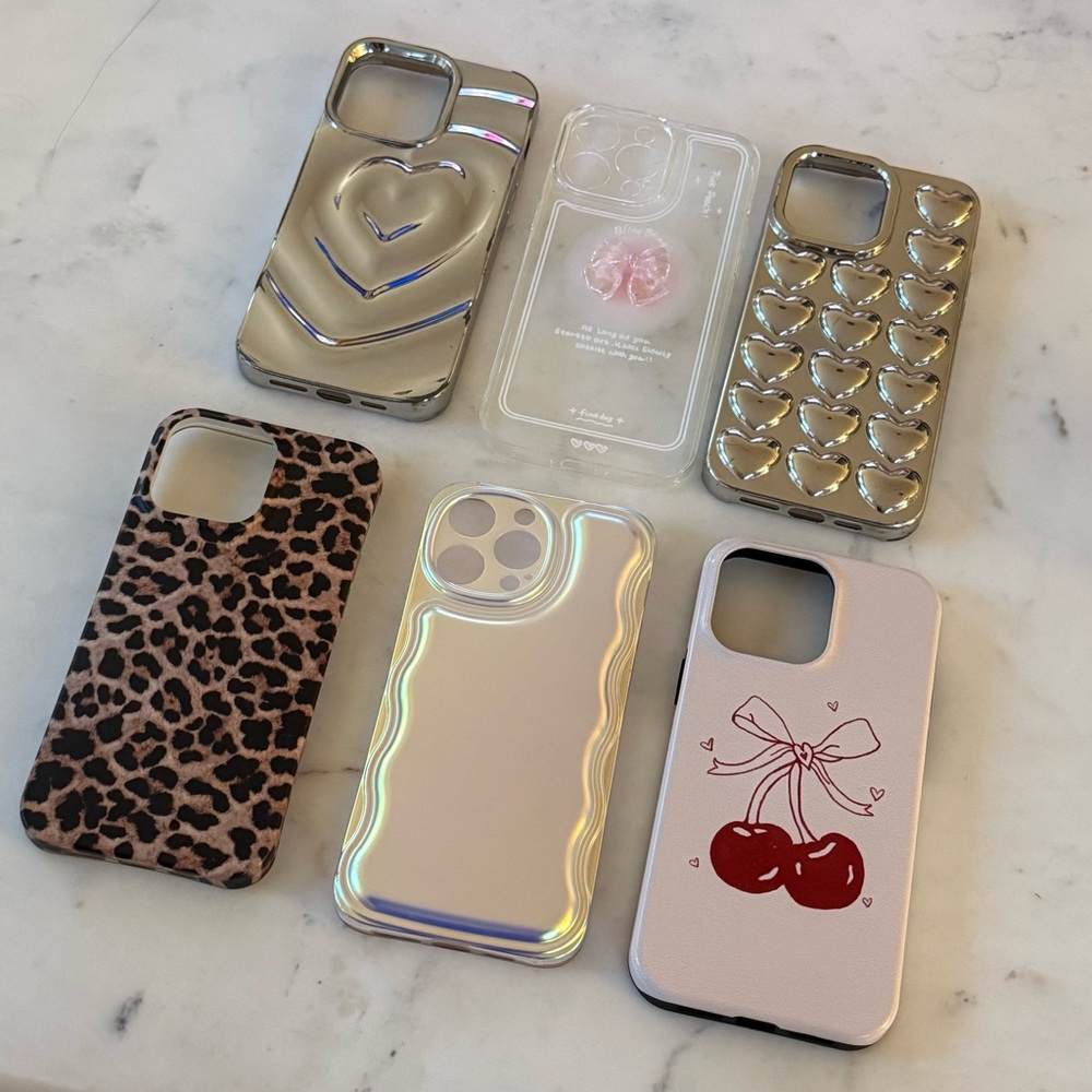 iPhone 14 Pro Max phone case bundles 🤍
